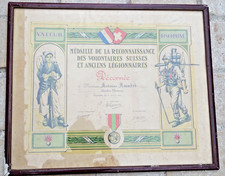 Diplôme médaille reconnaissa d'occasion Diplôme médaille reconnaissa d'occasion  La Tour-du-Pin