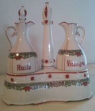 Porcelaine huilier vinaigrier d'occasion  France