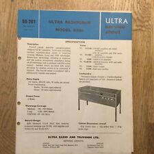 Vintage ultra radiogram for sale  WOLVERHAMPTON