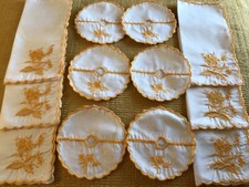 piece napkin vintage set 6 for sale  Punta Gorda