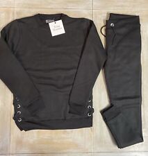 Mens tracksuit black for sale  WALSALL