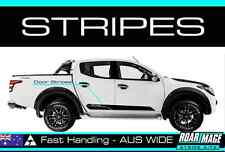 Usado, Adesivos adesivos MQ MR 4x4 listras porta AM ajuste 2015-2023 MITSUBISHI Triton comprar usado  Enviando para Brazil