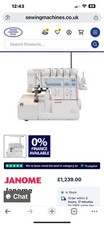 Janome 1200d professional for sale  BRADFORD