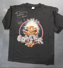 IRON MAIDEN EDDIES BAR SIGNED STEVE HARRIS  ORIGINAL TSHIRT comprar usado IRON MAIDEN EDDIES BAR SIGNED STEVE HARRIS  ORIGINAL TSHIRT comprar usado  Enviando para Brazil