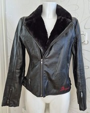 Desigual lederjacke schwarz gebraucht kaufen  Kaltenkirchen