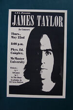 Pôster concerto James Taylor 1975 Ontario McMaster University comprar usado  Enviando para Brazil