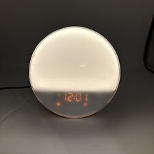 Relógio despertador dormentes pesados nascer do sol auxílio para dormir alarmes duplos rádio FM luz noturna comprar usado  Enviando para Brazil