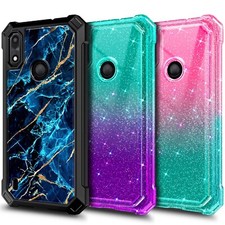 Capa protetora corpo inteiro à prova de choque + vidro temperado para telefone Gabb 4 comprar usado  Enviando para Brazil