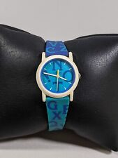 Relógio Quantum verde azul estojo redondo pulseira de resina 25 mm  comprar usado  Enviando para Brazil