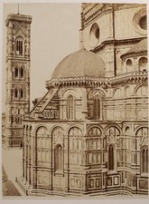 Tiraje Foto Albúmina 1880 Sello Seco Brogi Italia Florencia 19X25cm, usado comprar usado  Enviando para Brazil