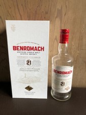 Uísque escocês Benromach Speyside single malte 21 anos vazio comprar usado  Enviando para Brazil