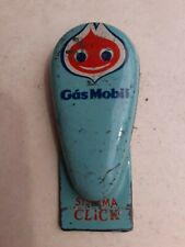 Publicidade Gas Mobil em chapa de metal antiga original comprar usado  Enviando para Brazil