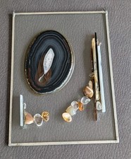 Schönes vintage glasbild gebraucht kaufen  Königswinter