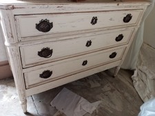 Commode blanche cérusée d'occasion  Saint-Cyprien