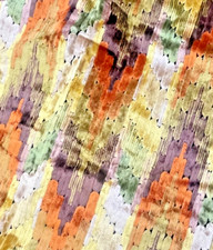 Estofamento vintage década de 1970 veludo mod op art tecido mod anos 60 retrô comprar usado  Enviando para Brazil