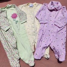Macacão Vintage Carters + Little Me 3-6 Mos Baby Girl 3 Floral Sleepers Anos 90 Y2K  comprar usado Macacão Vintage Carters + Little Me 3-6 Mos Baby Girl 3 Floral Sleepers Anos 90 Y2K  comprar usado  Enviando para Brazil