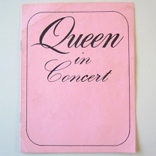 Queen In Concert 1976 Vintage UK Tour Concert Programme Book Freddie Mercury comprar usado  Enviando para Brazil