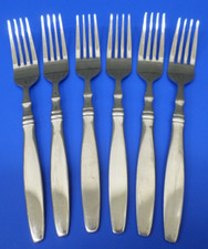 6 - Garfos de jantar Reed & Barton Heritage perfeito estado BROMPTON talheres de aço inoxidável brilhante comprar usado  Enviando para Brazil