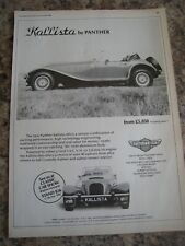 Kallista panther car for sale  BRISTOL