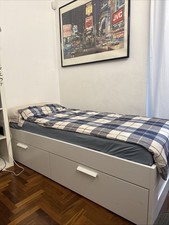 letto singolo bianco usato  Milano