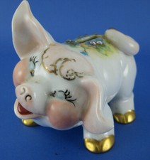 Moedas de cofrinho de porco porcelana flores cristais orelha levantada, usado comprar usado  Enviando para Brazil