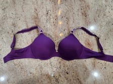 Novo Sutiã NATORI 732080 Ameixa Combo Pure Luxe Underwire Camiseta Tamanho 34C comprar usado  Enviando para Brazil