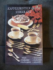 Tlg kaffeebesteck vergoldet gebraucht kaufen  Fehrb.,-Winzeln