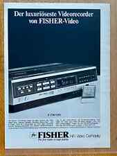 Fisher videorecorder vhs gebraucht kaufen  Aßlar