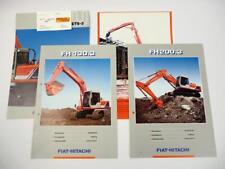 4 Prospekte Fiat Hitachi FH 130.3 200.3 ETS.3 SHL400A Bagger 1994 comprar usado  Enviando para Brazil