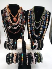 Natural stone beaded for sale  RUGBY