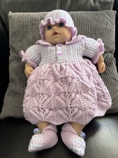 Hand knitted lilac for sale  MUSSELBURGH