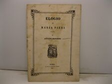 Bianchini antonio elogio usato  Italia