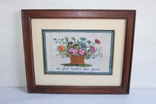 Ancien tableau broderie d'occasion  Briare