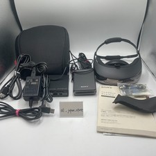 Visor 3D personal Sony HMZ-T3W inalámbrico montado en la cabeza pantalla funcionamiento probado segunda mano  Embacar hacia Mexico