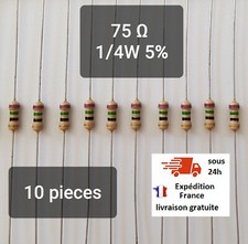 Résistance 75ohm pièces d'occasion  Montluel