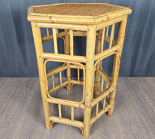 Hexagon bamboo rattan for sale  Fort Wayne
