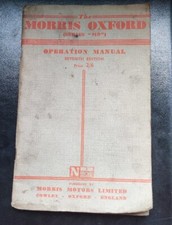 Morriss oxford operation for sale  PRESTON