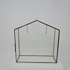Vtg glass brass d'occasion  Expédié en Belgium