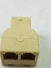 Adaptador plugue extensor divisor conector RJ11 fêmea para 2-RJ11 fêmea comprar usado  Enviando para Brazil