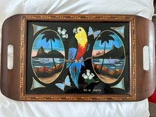 Plateau marqueterie 52cmx38 d'occasion  Roquebrune-Cap-Martin