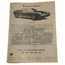 Lotus europa special for sale  Saint Charles