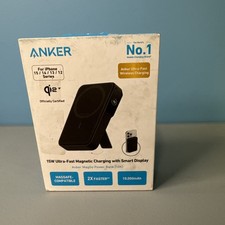 Usado, Carregador magnético sem fio Anker 15W com tela inteligente para iPhone 15/14/13/12 comprar usado  Enviando para Brazil