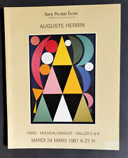 Auguste herbin aquarelles d'occasion  Chemillé