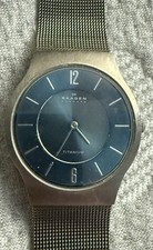 Skagen charcoal dial for sale  Lake George