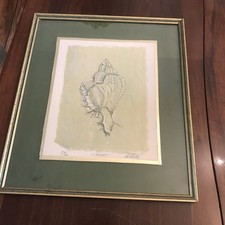 Lithographie originale signée d'occasion  Chaumont