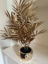 Gold faux palm for sale  LONDON