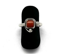 925 silberring koralle gebraucht kaufen  Kerpen
