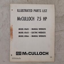 Mcculloch 7.5 outboard for sale  Dike