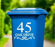 Personalised bin number for sale  MANCHESTER
