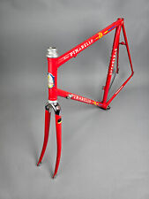 Usado, Rahmen Set Pinarello Asolo vintage frame Ferrari Red 58 cm retro steel 130 mm comprar usado  Enviando para Brazil